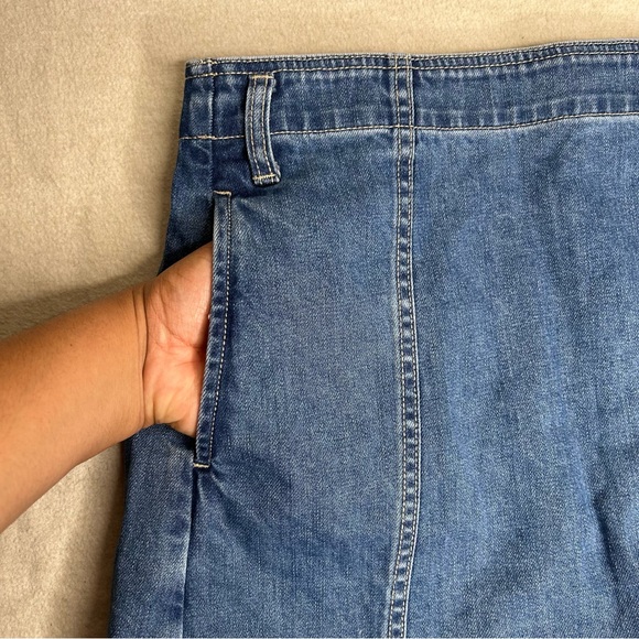 Veronica Beard Jeans Bright Lakeshore Agee Skort Bright Lakeside Size 10 - Picture 5 of 14